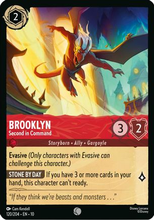Brooklyn - Second in Command (120/204) - Whispers in the Well Cold Foil