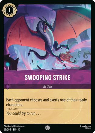 Swooping Strike (63/204) - Whispers in the Well Cold Foil