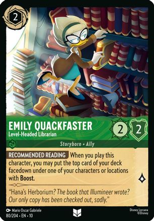 Emily Quackfaster - Level-Headed Librarian (80/204) - Whispers in the Well