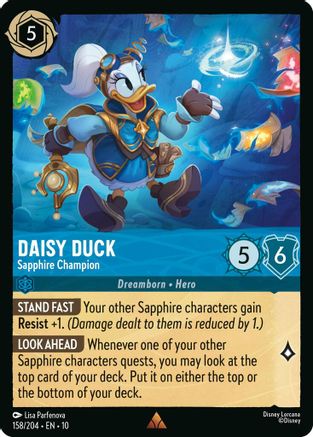 Daisy Duck - Sapphire Champion (158/204) - Whispers in the Well