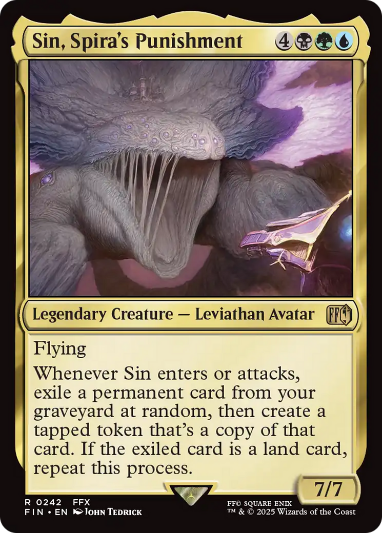 final fantasy titan mtg Sin, Spira's Punishment (FIN-242) Reverse Holo:Foil Wolverine Whenever Phlage enters the MTG Arena codes for