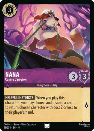 Nana - Canine Caregiver (53/204) - Whispers in the Well Cold Foil