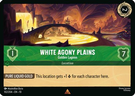 White Agony Plains - Golden Lagoon (102/204) - Whispers in the Well Cold Foil