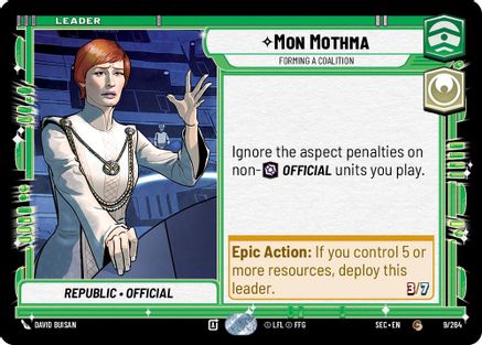 Mon Mothma - Forming a Coalition (9/264) - Secrets of Power