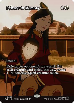 Release to Memory (Borderless) (TLE-005) - Avatar: The Last Airbender: Eternal-Legal