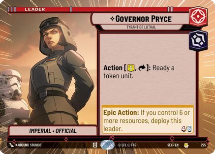 Governor Pryce - Tyrant of Lothal (Hyperspace) (275) - Secrets of Power
