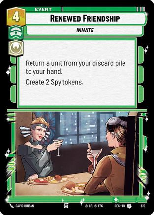Renewed Friendship (Foil) (615) - Secrets of Power Foil