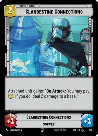 Clandestine Connections (Foil) (774) - Secrets of Power Foil