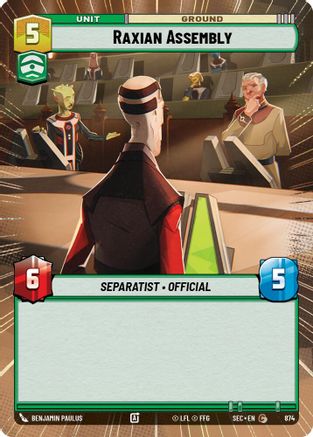 Raxian Assembly (Hyperspace Foil) (874) - Secrets of Power Foil