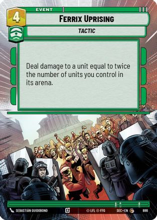 Ferrix Uprising (Hyperspace Foil) (886) - Secrets of Power Foil