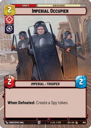 Imperial Occupier (Hyperspace Foil) (888) - Secrets of Power Foil