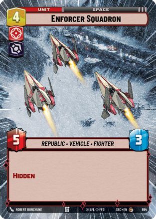 Enforcer Squadron (Hyperspace Foil) (894) - Secrets of Power Foil