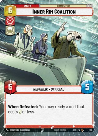Inner Rim Coalition (Hyperspace Foil) (910) - Secrets of Power Foil