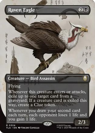Raven Eagle (Borderless) (TLA-324) - Avatar: The Last Airbender Foil