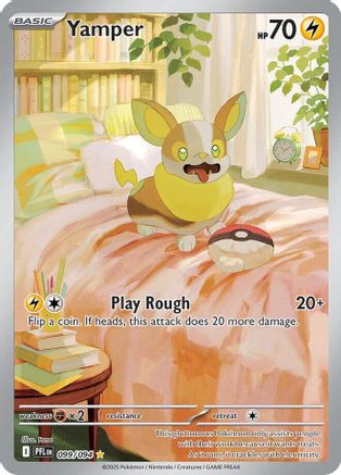 Yamper 099/094 - Holofoil ME02 Phantasmal Flames - Illustration Rare