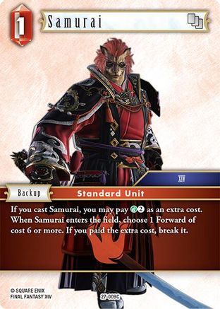 Samurai (27-009C) - Journey of Discovery Foil