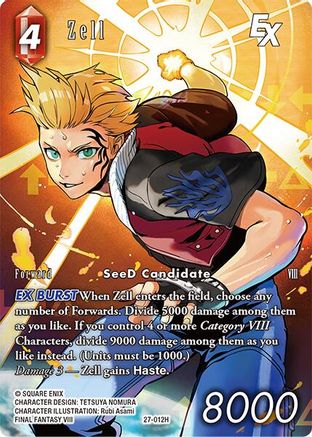 Zell EX (Full Art) (27-012H) - Journey of Discovery Foil