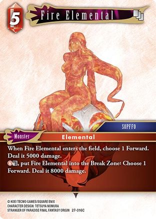 Fire Elemental (27-016C) - Journey of Discovery