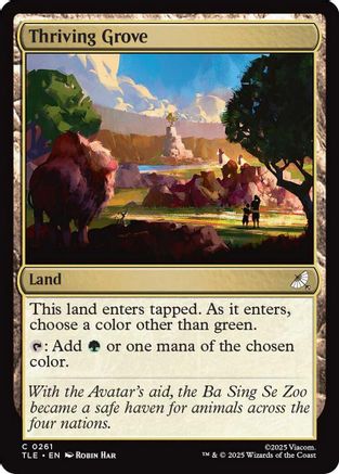 Thriving Grove (TLE-261) - Avatar: The Last Airbender: Eternal-Legal Foil