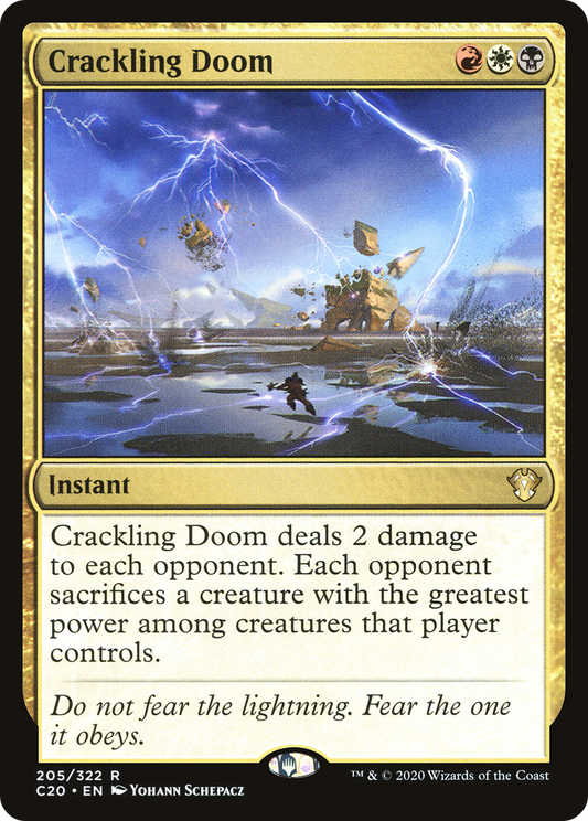 Crackling Doom (C20-205) - Commander 2020