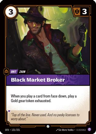 Black Market Broker (121/221) - Spiritforged