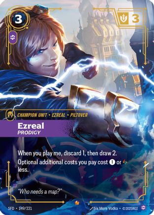 Ezreal - Prodigy (149/221) - Spiritforged Foil