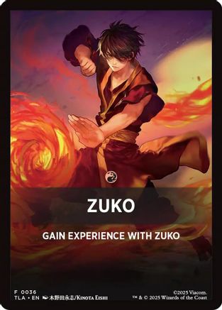 Zuko Theme Card (TLA-036) - Avatar: The Last Airbender