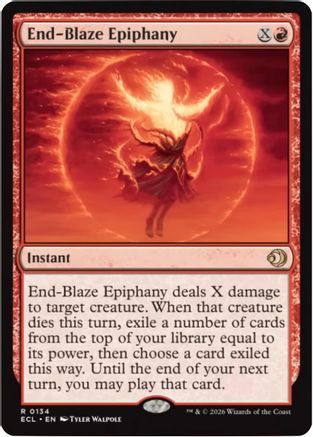End-Blaze Epiphany (ECL-134) - Lorwyn Eclipsed Foil