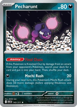 Pecharunt 143 - Holofoil ME Ascended Heroes - Rare