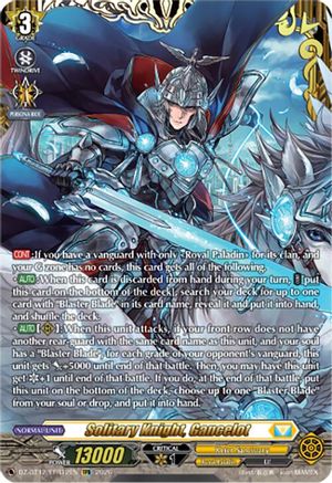 Solitary Knight, Gancelot (FFR) (DZ-BT12: CHASM OF LOST SOULS)