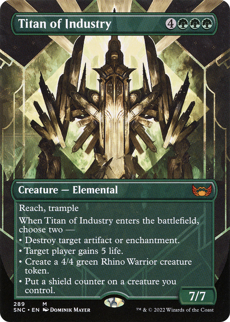 Titan of Industry (SNC-289) - Streets of New Capenna (Borderless)