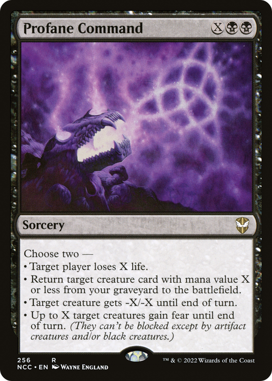 Profane Command (NCC-256) - New Capenna Commander