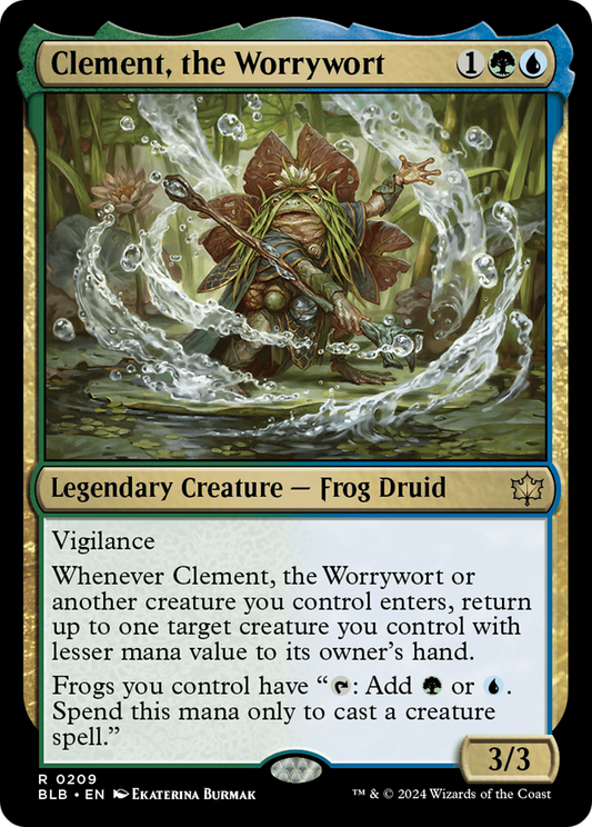 Clement, the Worrywort (BLB-209) - Bloomburrow