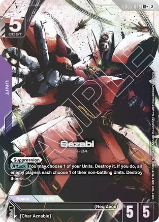 Sazabi (LR+) (GD05-049) - Freedom Ascension Holofoil
