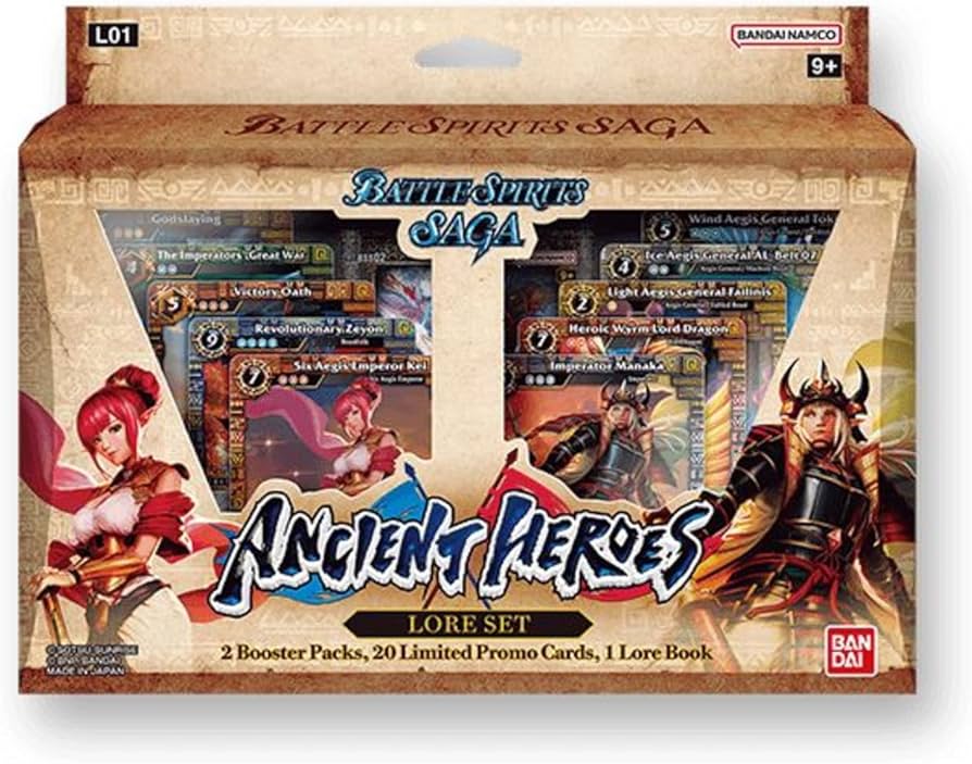 Battle Spirits Saga Card Game Lore Set 01 Ancient Heroes (L01)