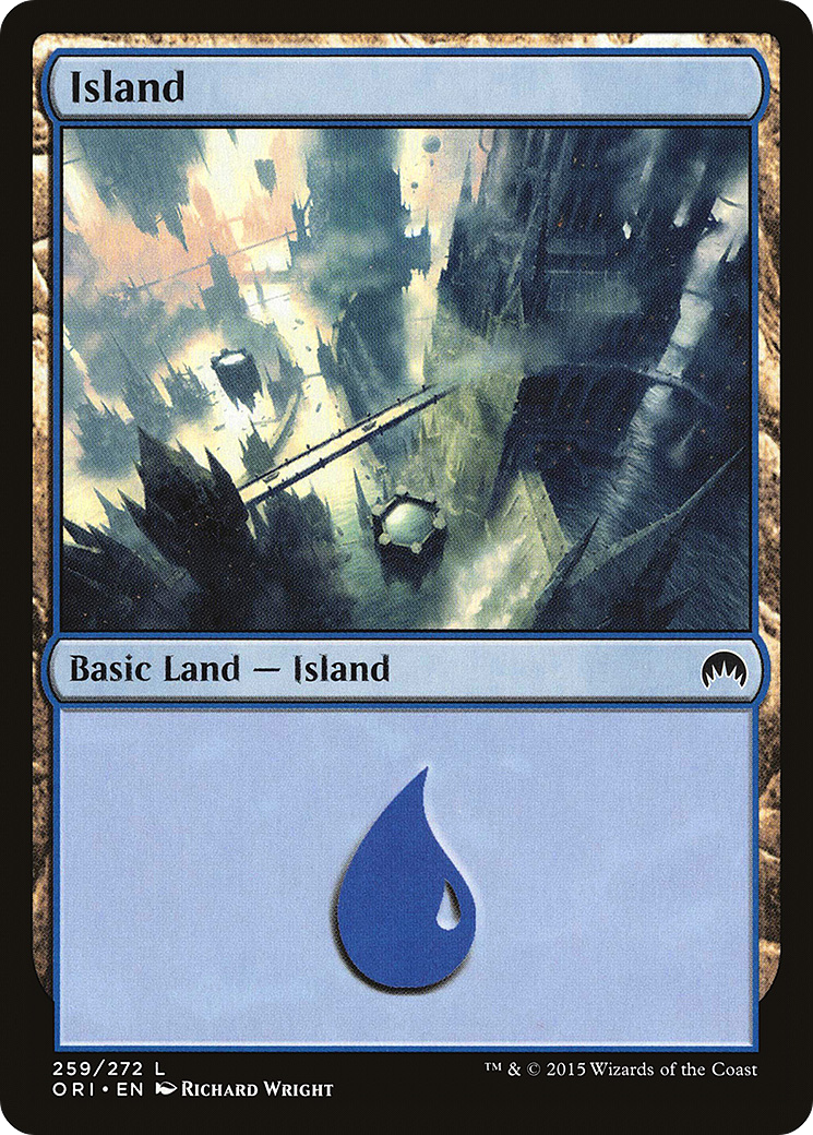 Island (ORI-259) - Magic Origins Foil