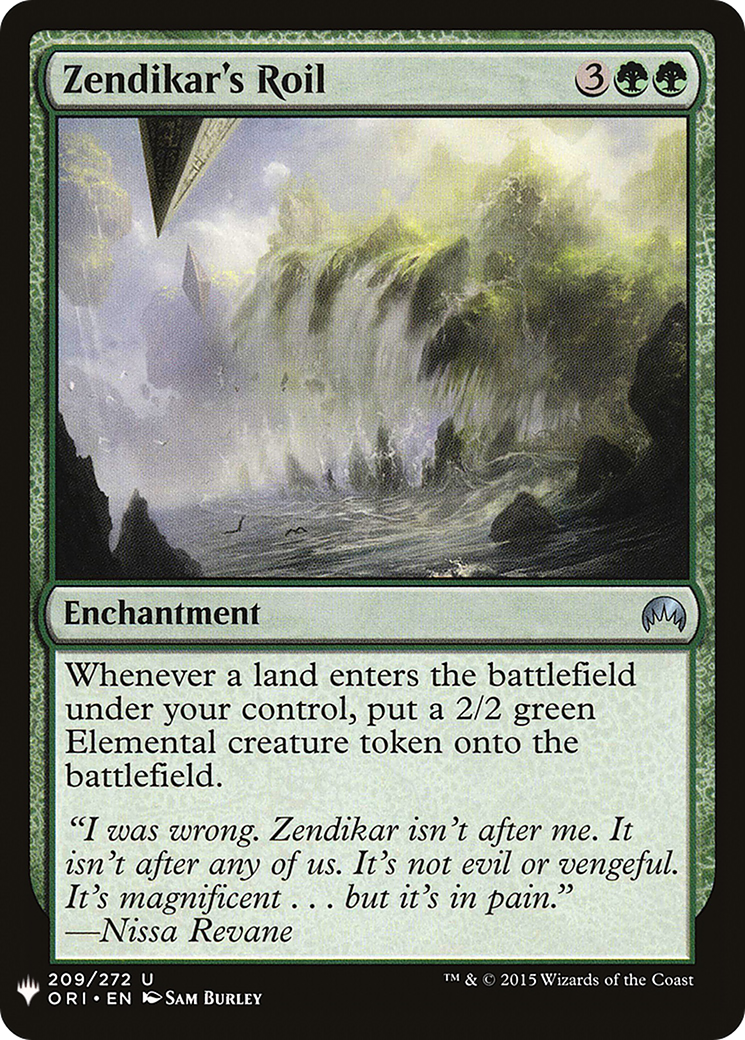 Zendikar's Roil (LIST-ORI-209) - The List