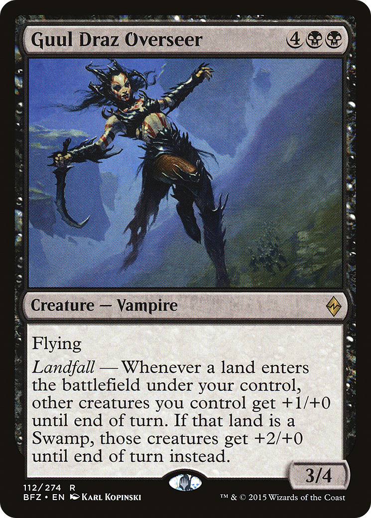 Guul Draz Overseer (BFZ-112) - Battle for Zendikar Foil
