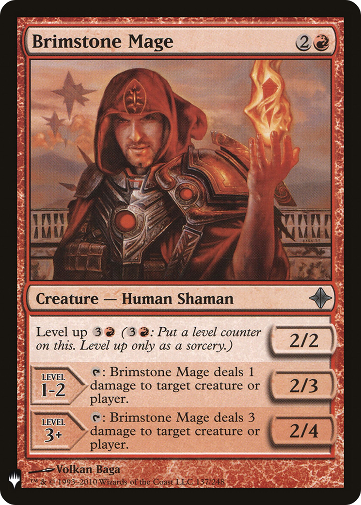Brimstone Mage (LIST-ROE-137) - The List