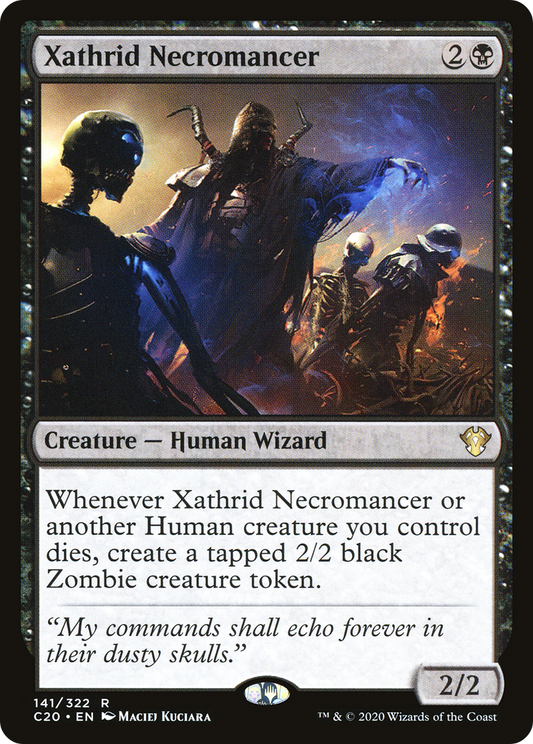 Xathrid Necromancer (C20-141) - Commander 2020