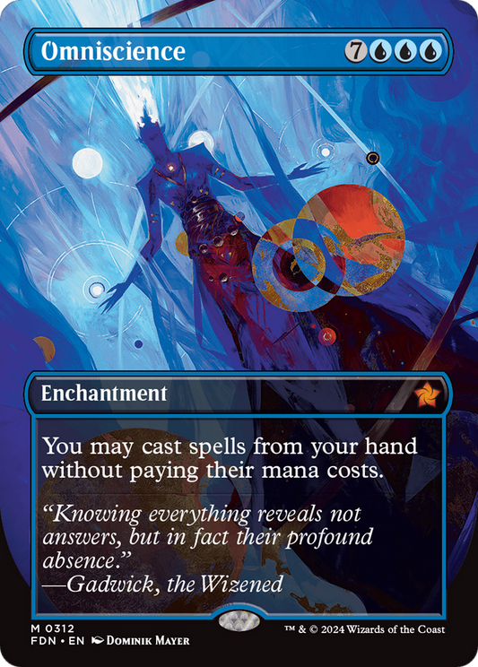 Omniscience (FDN-312) - Foundations: (enchantment) (Borderless)