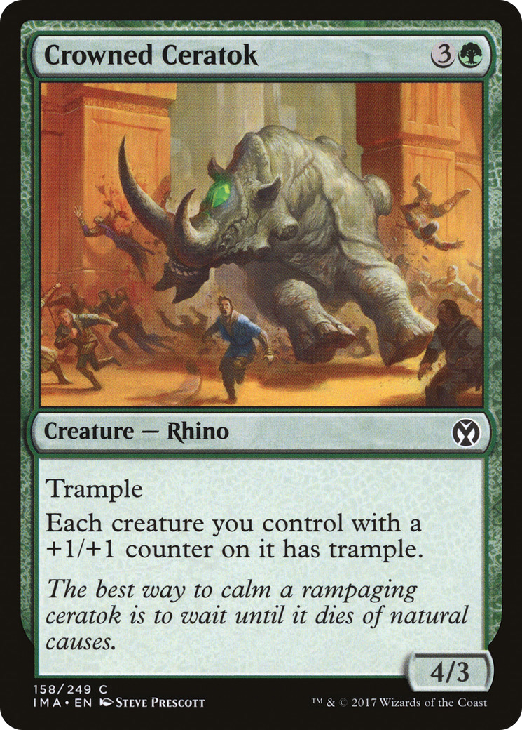 Crowned Ceratok (IMA-158) - Iconic Masters