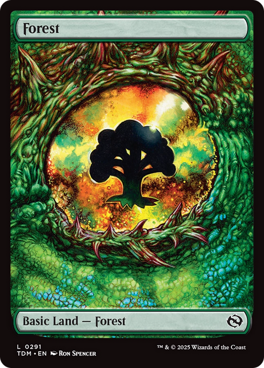 Forest (TDM-291) - Tarkir: Dragonstorm Foil