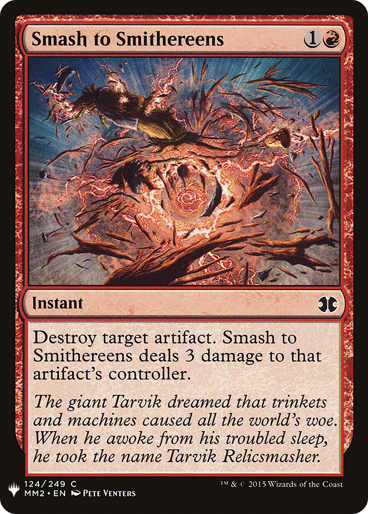 Smash to Smithereens (LIST-MM2-124) - The List