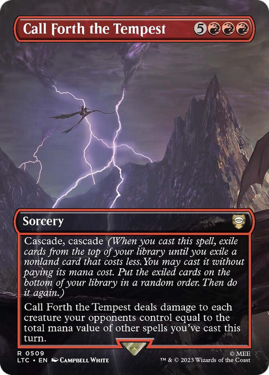 Call Forth the Tempest (LTC-509) - Tales of Middle-earth Commander (Borderless) Foil