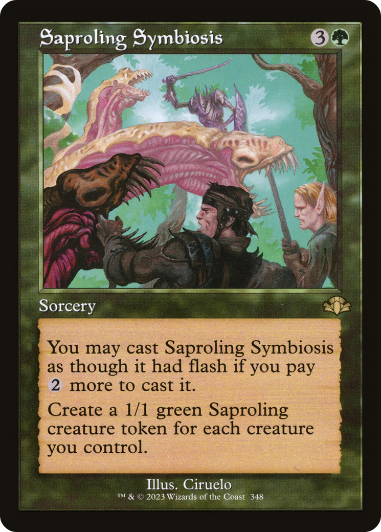 Saproling Symbiosis (DMR-348) - Dominaria Remastered