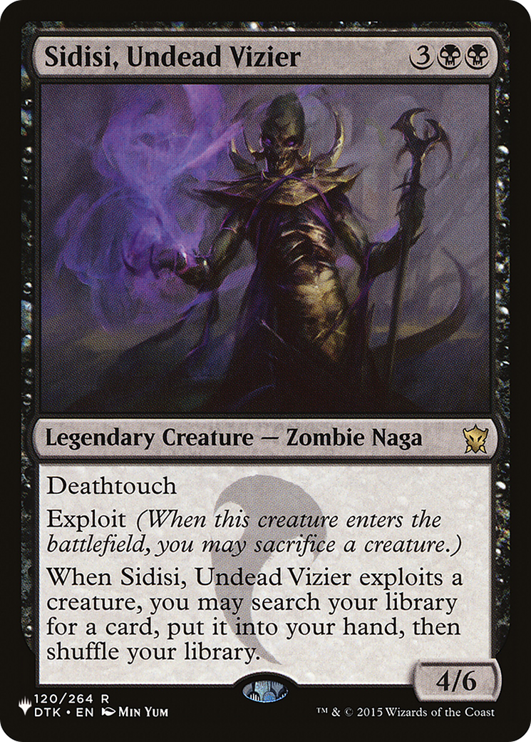 Sidisi, Undead Vizier (LIST-DTK-120) - The List