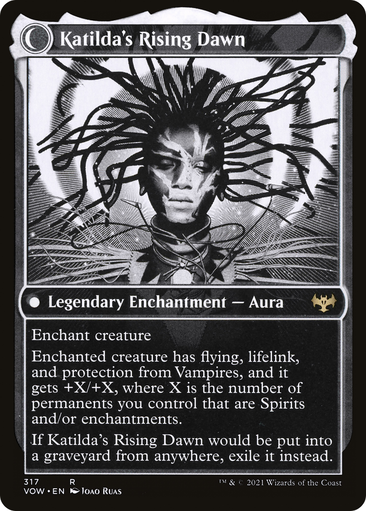 Katilda, Dawnhart Martyr // Katilda's Rising Dawn (VOW-317) - Innistrad: Crimson Vow: (Showcase, Double Faced Transform)