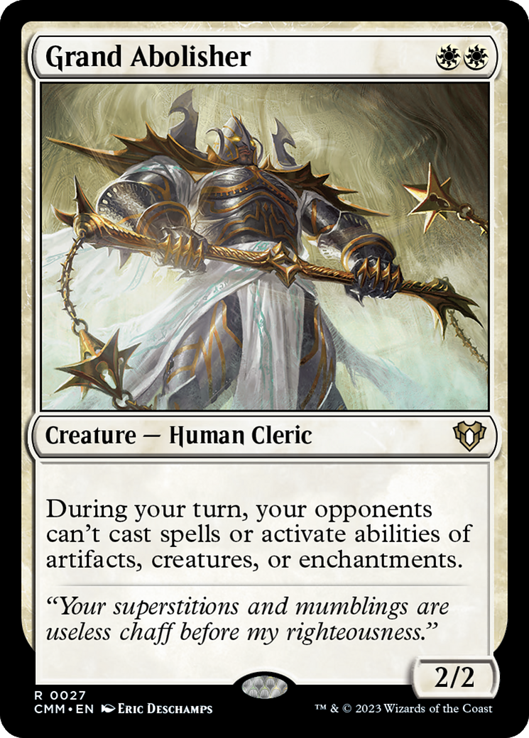 Grand Abolisher (CMM-027) - Commander Masters Foil