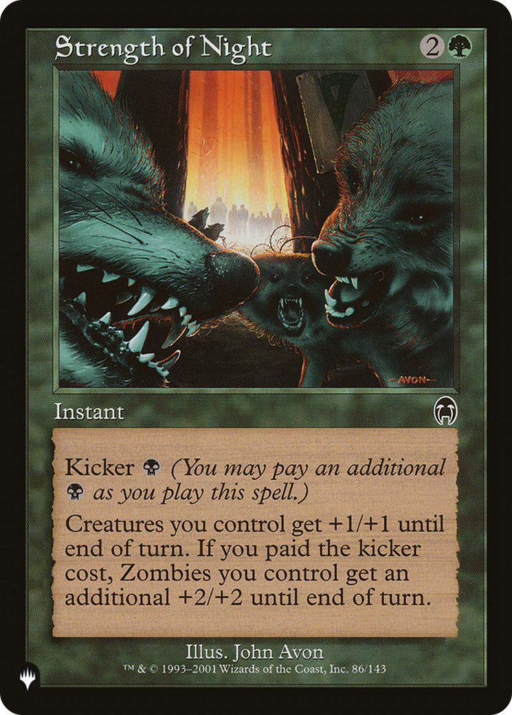 Strength of Night (LIST-APC-86) - The List